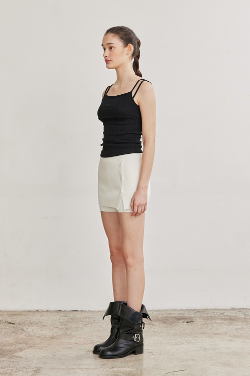 DOUBLE STRAP SLEEVELESS (Черный)