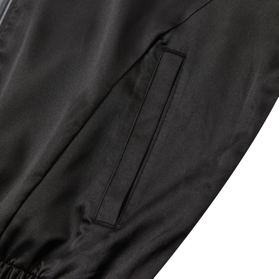 ☆NERDY☆ Glossy Track Top Black MUSINSA | NERDY Glossy Track Top Black