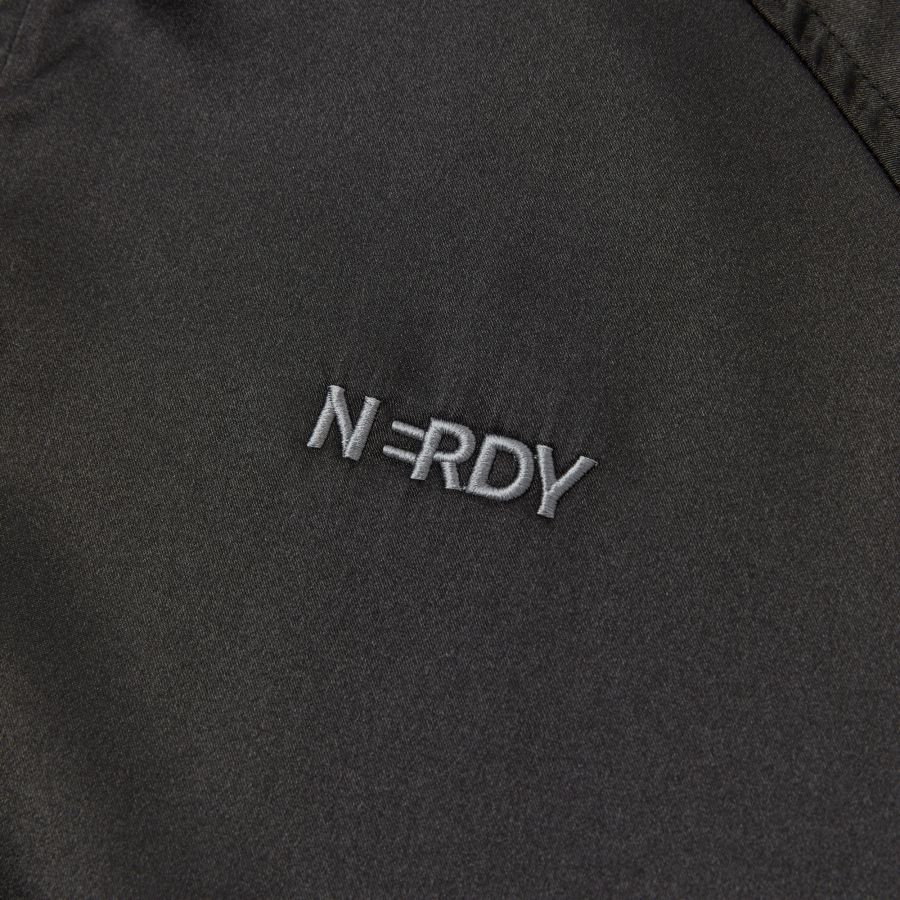 ☆NERDY☆ Glossy Track Top Black MUSINSA | NERDY Glossy Track Top Black