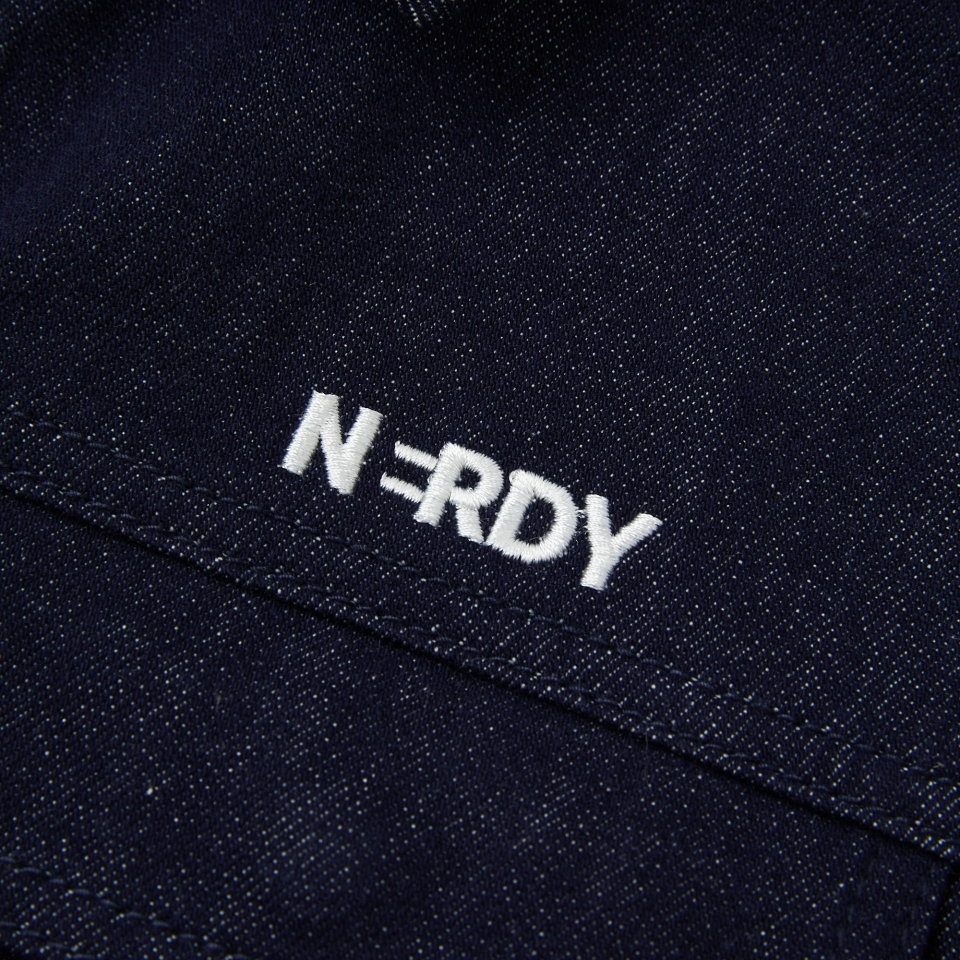 MUSINSA | NERDY Uni Denim Mix Track Top Khaki