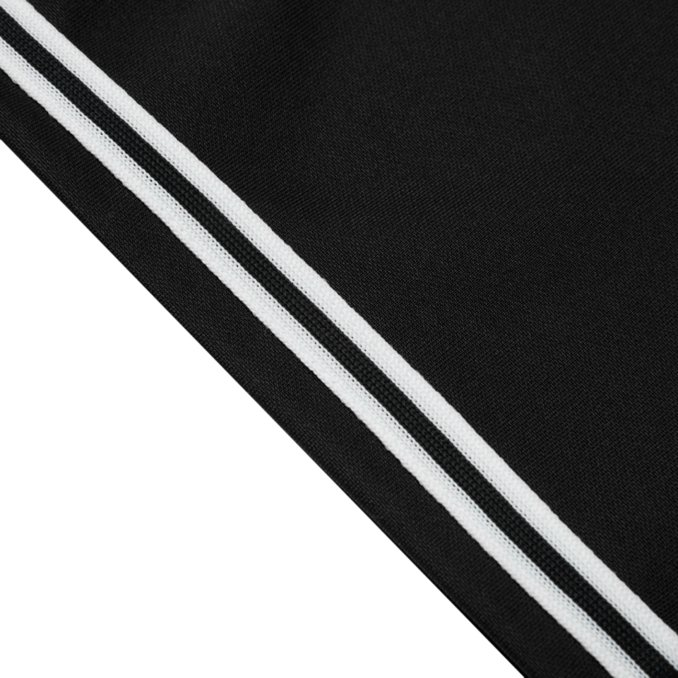 MUSINSA | NERDY Baseball Short Sleeve Track Top Black