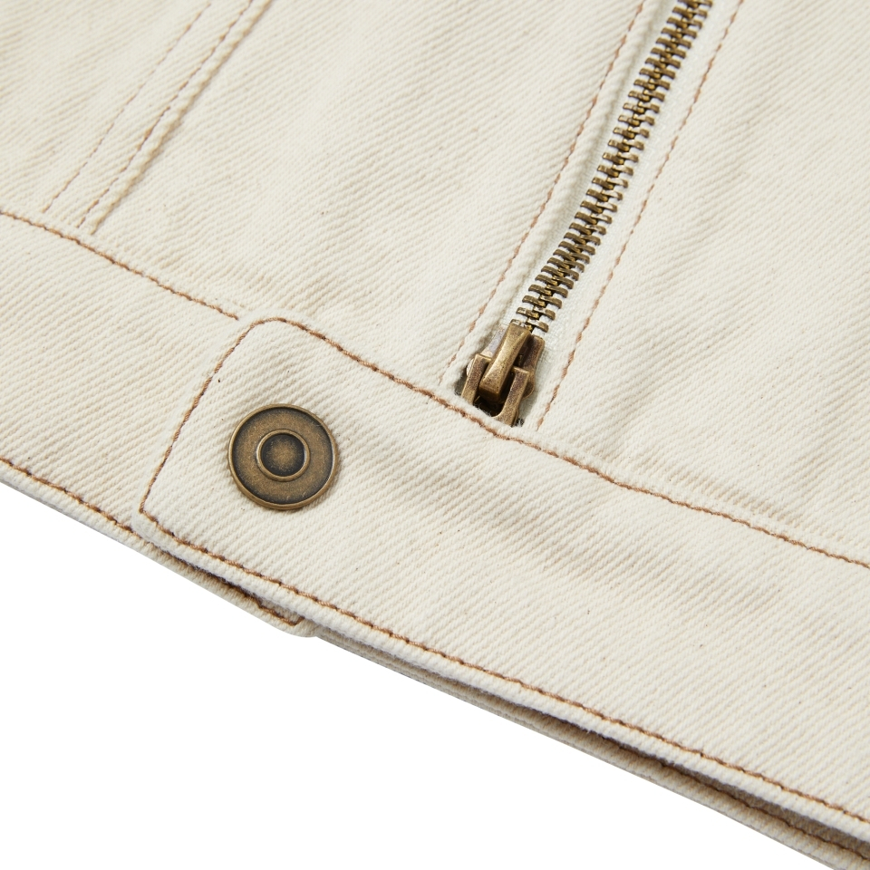 [ NERDY ]THE 8着用★韓国人気★UNI NY DENIM BIKER JACKET SET MUSINSA | NERDY [Celebrity Worn] Uni NY Denim Biker Jacket Ivory