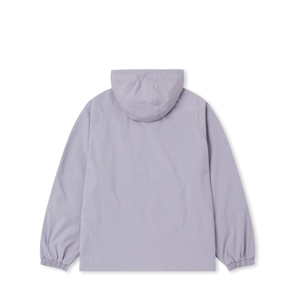 MUSINSA | NERDY Conceal Zipper Windbreaker Light Purple