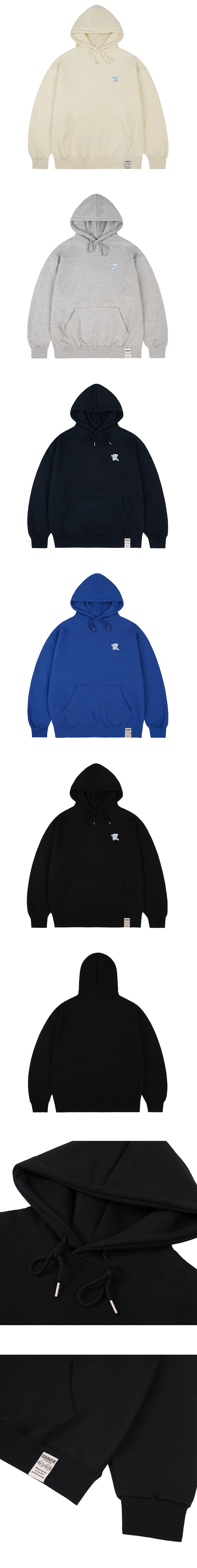 MUSINSA | GRAVER [UNISEX] Small Cloud Bear Smile