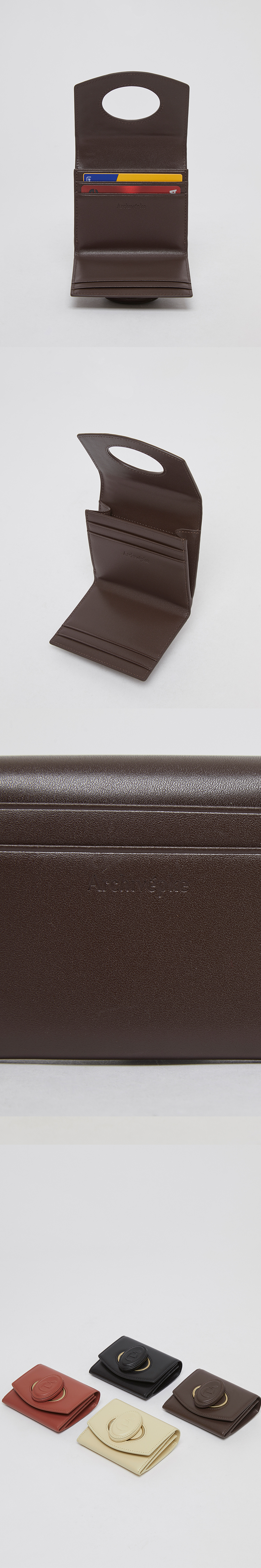 MUSINSA | Archivépke Oval wallet(Choco spread)_OVADX25001DKB