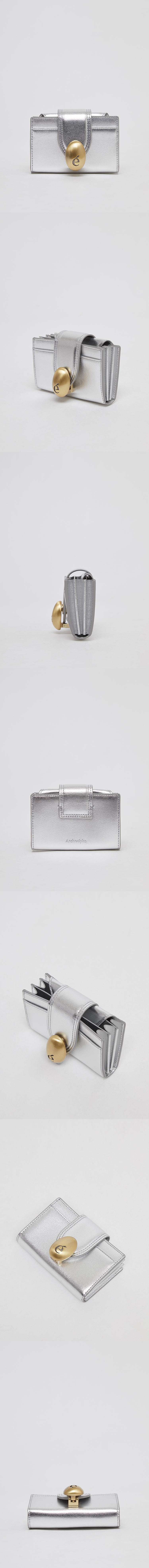 MUSINSA | Archivépke Egg lock wallet(Silver spoon)_OVADX24001SIV