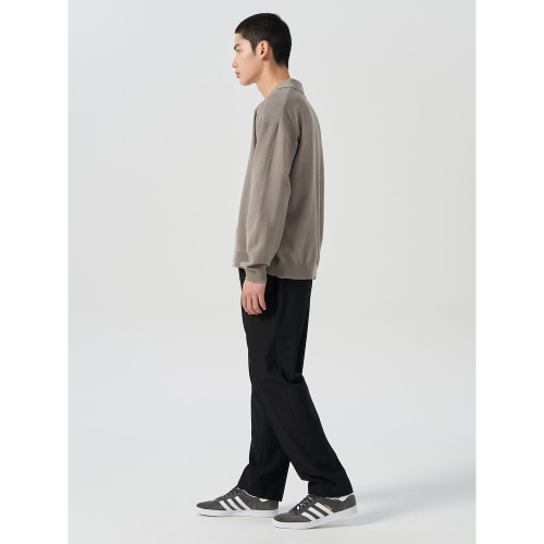 Зауженные брюки на резинке 4WAY STRETCH - Black 424321LY35