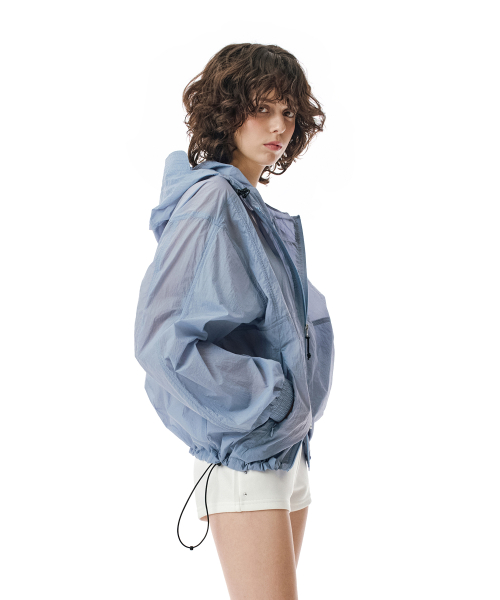 2-WAY Summer Sheer Ветровка Пиджак [SKYBLUE]