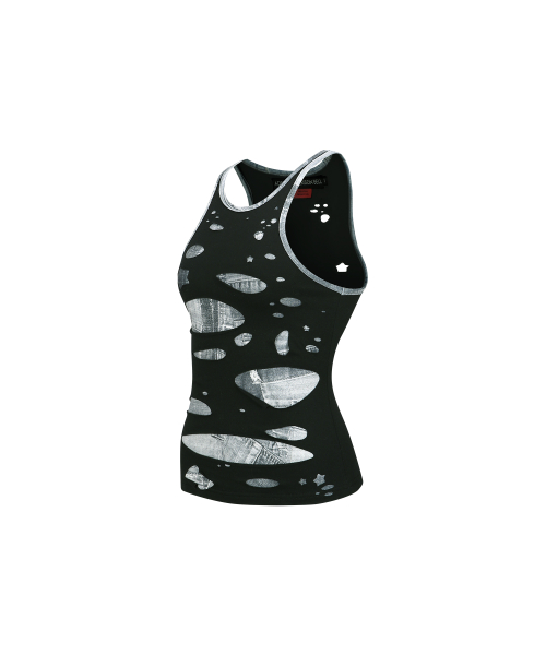 Майка Tati с лазерными вырезами atb1115w (BLACK)