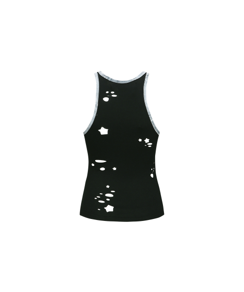 Майка Tati с лазерными вырезами atb1115w (BLACK)