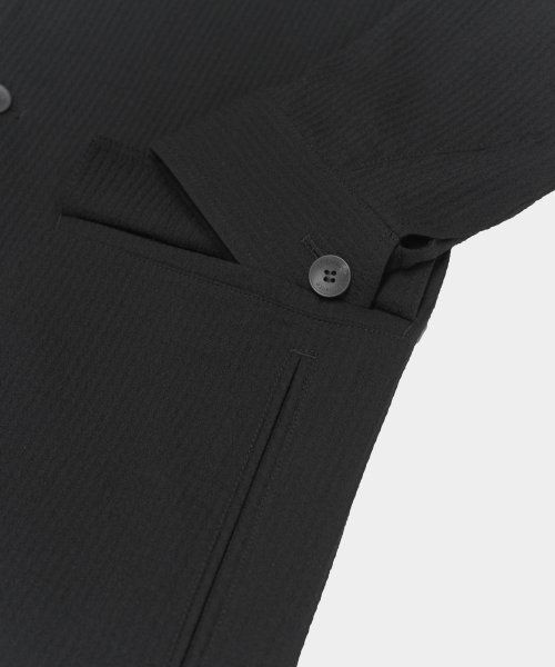 Куртка со стойкой Sleek - Black