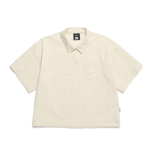 Легкое женское поло стрейч N242WTS960 CRYSTAL BEIGE