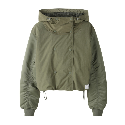 Two Buttons Midi худи Jumper_RQUAS24505KHX