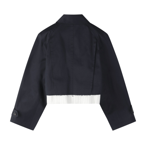 Trench пальто Cropped Jacket_RQJAS24501NYX