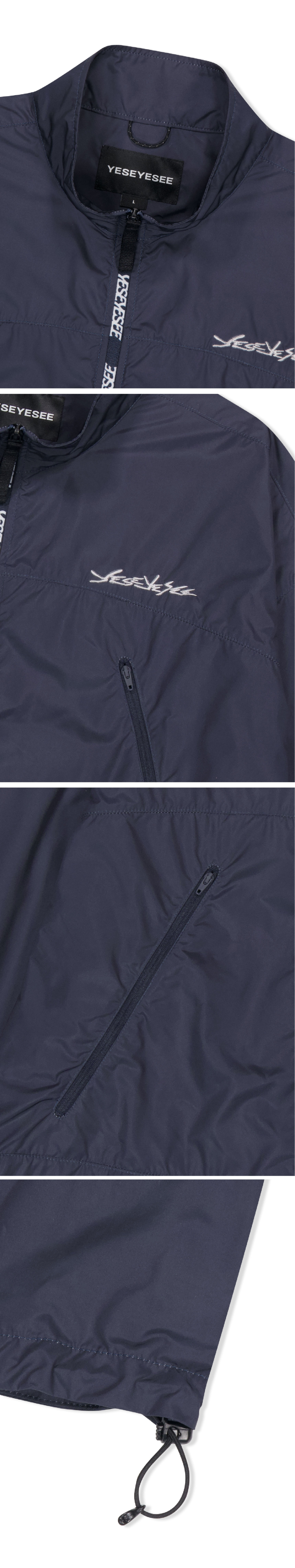MUSINSA公式 | YESEYESEE YES Staff Jacket Navy