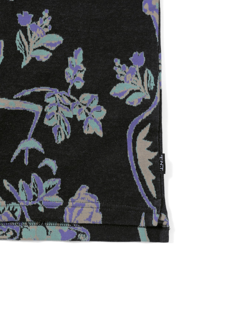 MUSINSA | thisisneverthat® Object Jacquard Button Up Top Black
