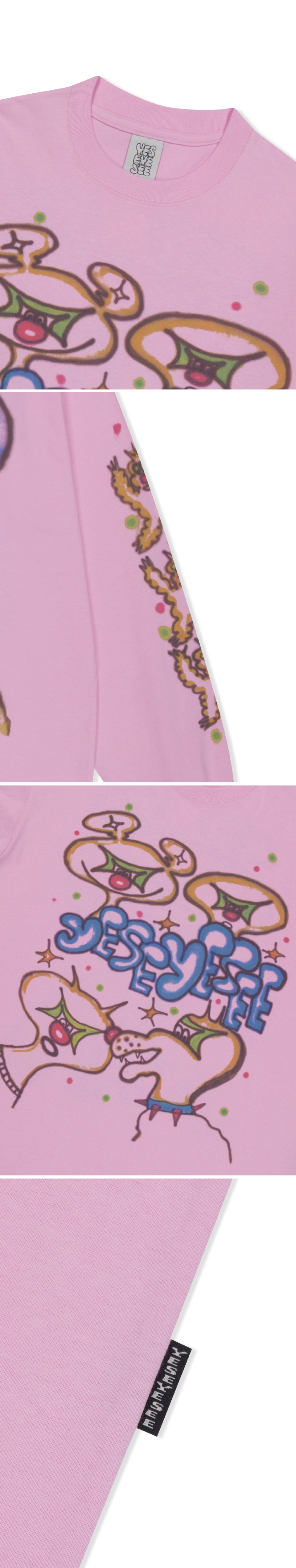 ★YESEYESEE★ Tulrexx Air Brushed LS Pink MUSINSA | YESEYESEE Tulrexx Air Brushed L/S Pink