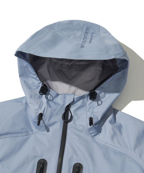 3LAYER REFLECTIVE STITCH JACKET_LIGHT BLUE_WOL057