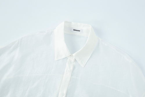 Tencel Shimmer рубашка - белый