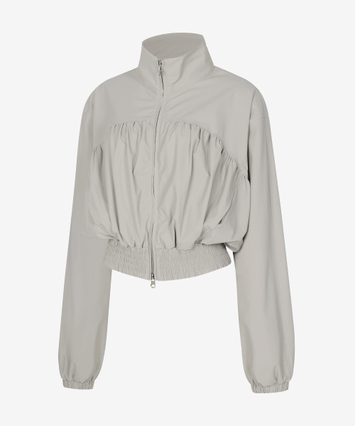 Куртка на молнии со сборками L-Stretch_4COLOR