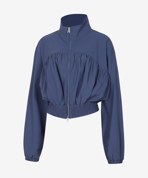 Куртка на молнии со сборками L-Stretch_4COLOR