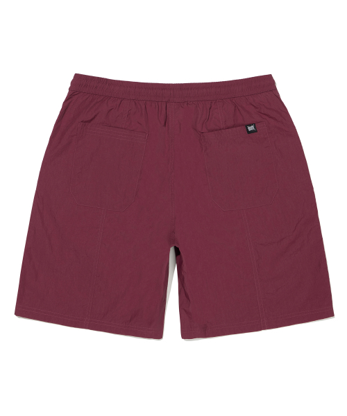 TAG NYLON шорты - BURGUNDY