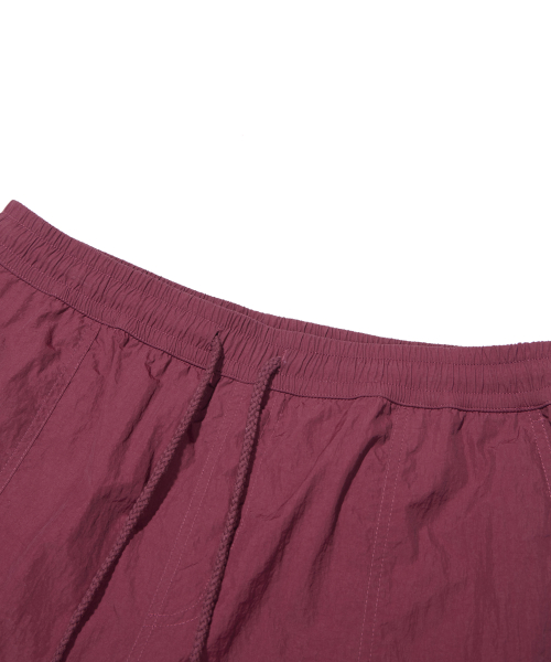 TAG NYLON шорты - BURGUNDY