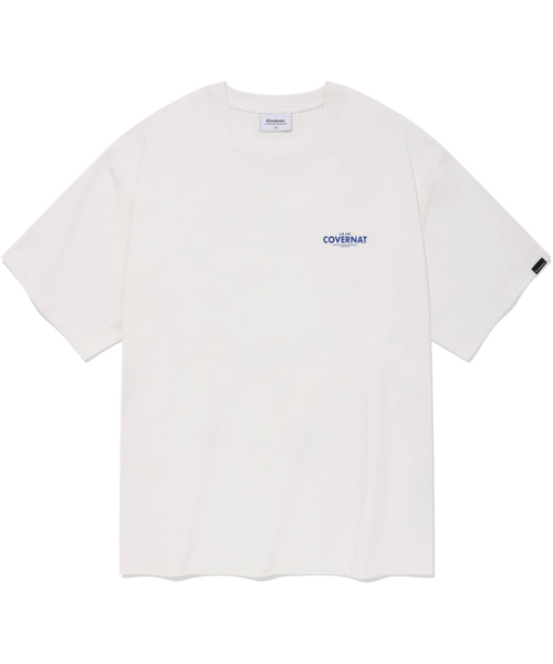 MUSINSA | COVERNAT Passport T-shirt white