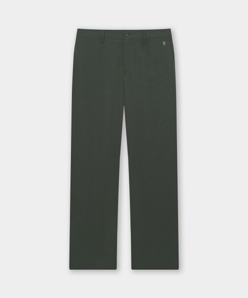 Свободные прямые брюки - Khaki Grey