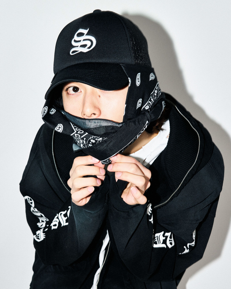 ◆SCHISM INDUCING◆ FR BANDANA TOPBLACK QB5TS07BK MUSINSA | SCHISM INDUCING BANDANA HAT, BLACK