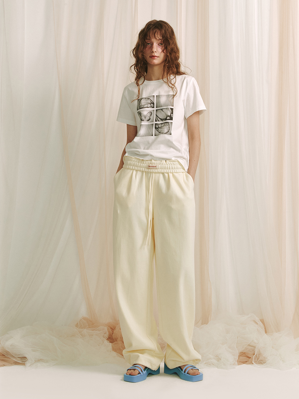 ★MEENDERI★SIGNATURE JOGGER PANTS - LEMON★正規品/直送料込 MEENDERI-SIGNATURE JOGGER PANTS - LEMON│삼성물산 온라인몰