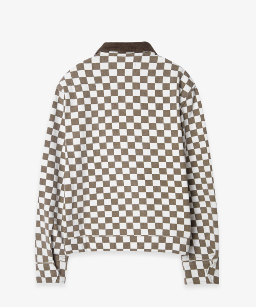 CHECKER BOARD CLUB куртка (коричневый)