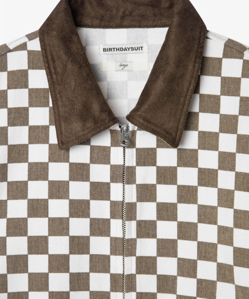 CHECKER BOARD CLUB куртка (коричневый)