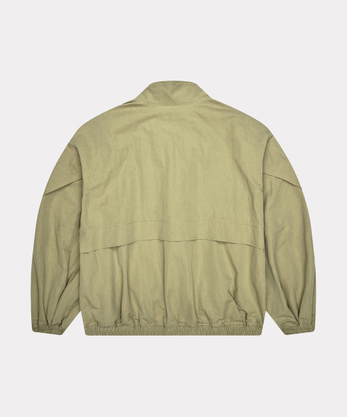 Лайеринговая куртка с высоким воротником - Beige