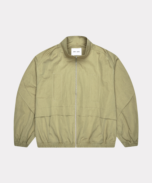 Лайеринговая куртка с высоким воротником - Beige