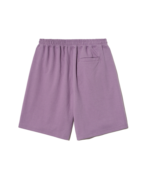 Свободные трикотажные шорты-бермуды vintage purple