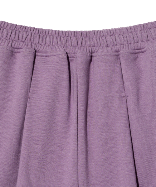 Свободные трикотажные шорты-бермуды vintage purple