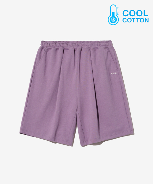 Свободные трикотажные шорты-бермуды vintage purple
