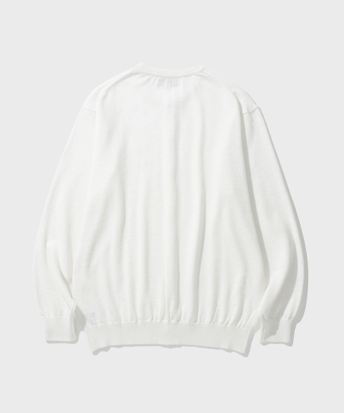 TWIST BUTTON кардиган (IVORY)