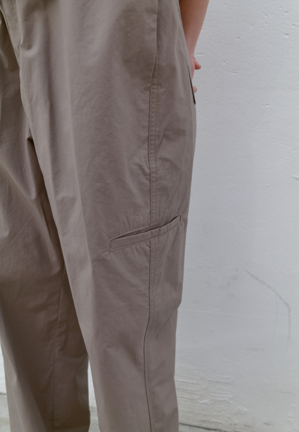 MUSINSA | POSZER String Parachute Pants (Mocha)