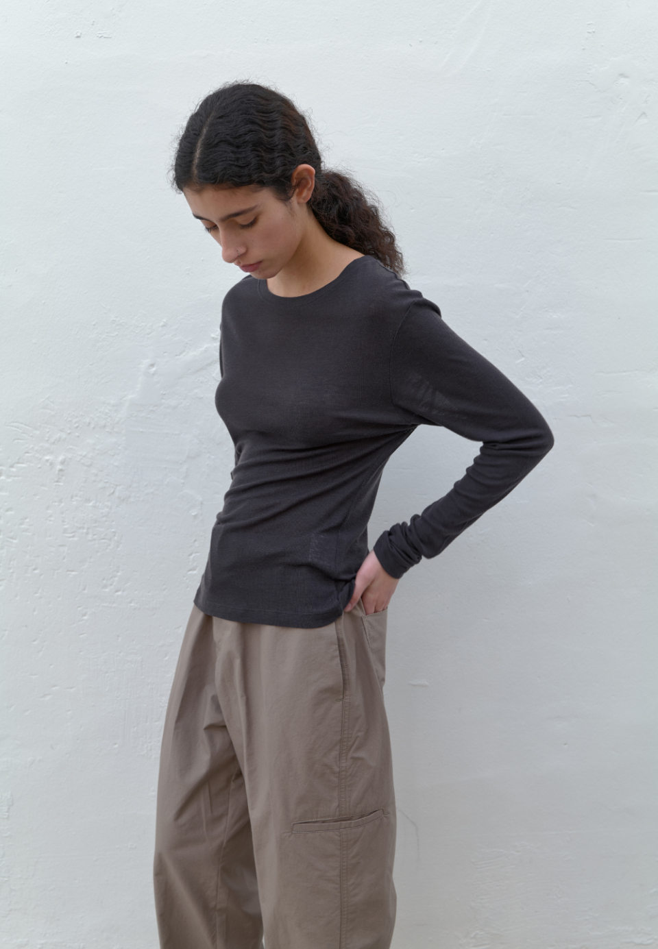 ★ POSZER★ String Parachute Pants Mocha 241SPCPT017 MUSINSA | POSZER String Parachute Pants (Mocha)