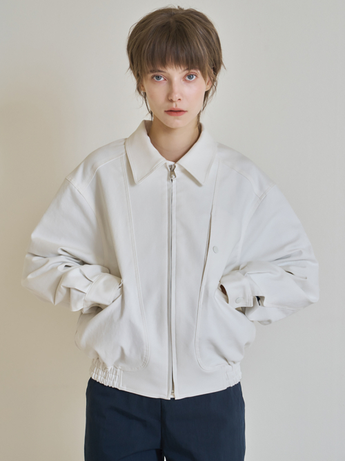 Pocket Blouson (Ivory)