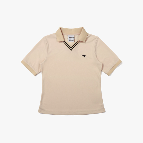 Рубашка-поло Komodo с коротким рукавом женская - BEIGE
