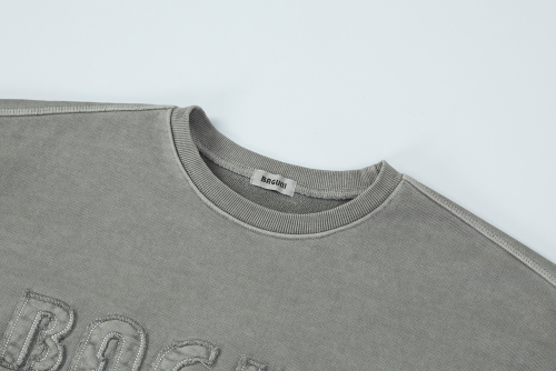 Heavy Pigment Lettering свитшот - серый