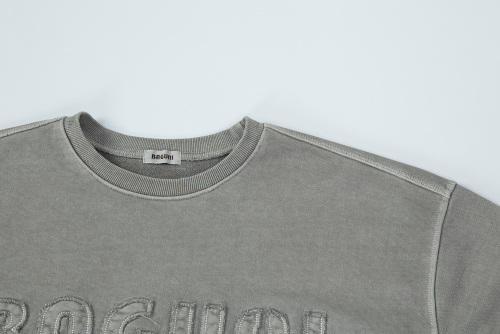 Heavy Pigment Lettering свитшот - серый