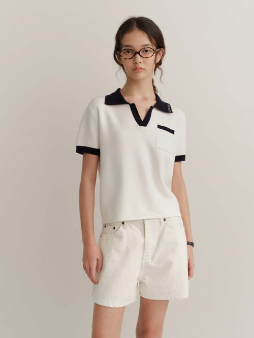 Rib Pique Knit (Ivory)