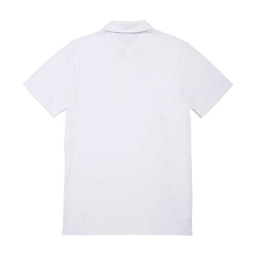 Винтажное поло из джерси с карманом (White) (BBNTMM7414AEM)