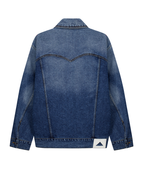 OVERSIZED DENIM JACKET (BLUE)