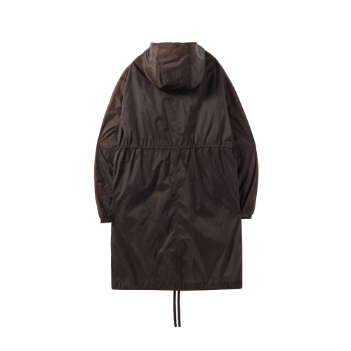 W SHEER TRENCH PACKABLE COAT - BROWN (P242WCT351)