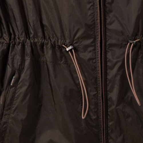 W SHEER TRENCH PACKABLE COAT - BROWN (P242WCT351)
